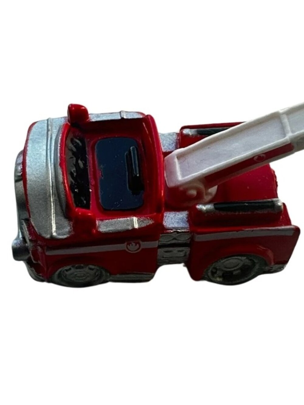 Small Red & Silver Fire Truck Toy - Extension Ladder